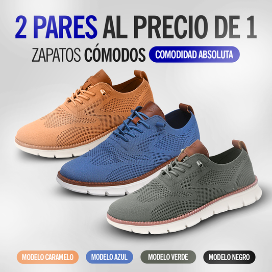 2 PARES AL PRECIO DE 1 – Zapatos Cómodos UrbanWeave